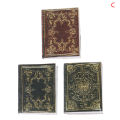 1/12 Dollhouse Mini Retro Books Model Dollhouse Study Room Decoration Toys Dolls House Micro Scene Construction Props. 