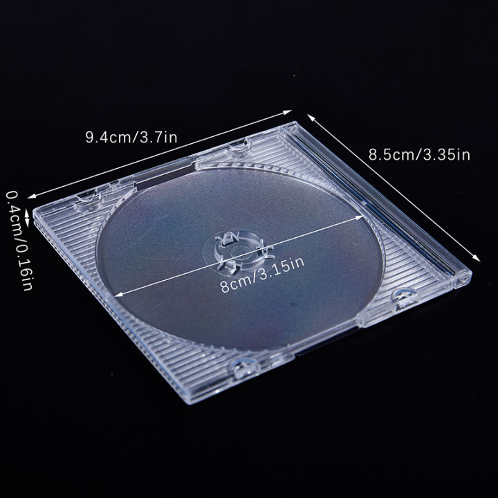 5/10Pcs DVD Case CD Case Empty Clear Plastic CD Case Disc CD Box ...