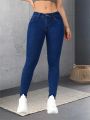 Women Stretch Skinny Jeans Lady Slim Fit Pencil Jeans Girls Leggings Straight Leg Denim Pants Blue Gray Black Sexy Long Trousers. 