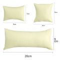 Beige White PU Leather Pillow Stand Hand Ornament Display Mat Watch Bracelet Bangle Holder Jewelry Pillow. 