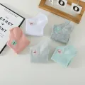 5 Pairs of Colored Cotton WOMEN'S Short Socks, Ankle Breathable Sports Socks, Casual, Summer Thin Socks, Tie Cat. 