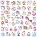 50/100pcs Cute Cartoon Unicorn Stickers for Laptop Luggage Phone Car Scooter Funny Vinyl Decal for Kids Girl Children Gift. 