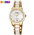 SKMEI 2175 model Fashion Women Watches Relogio Feminino Luxury design Watch Ladies Quartz Wrist-watch Alloy ABS Strap.