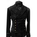 Mens Gothic Vest Costume Gothic Mens Polyester Breasted Breasted Waistcoat Double Vest Victorian Waistcoat Tool.