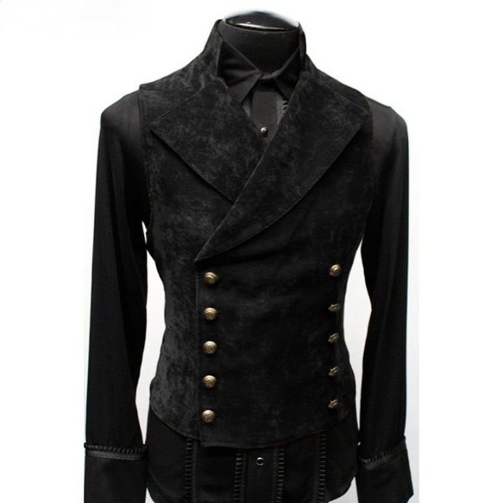 Mens%20Gothic%20Vest%20Costume%20Gothic%20Mens%20Polyester%20Breasted%20Breasted%20Waistcoat%20Double%20Vest%20Victorian%20Waistcoat%20Tool%20-%20Image%202