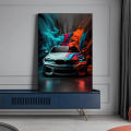 Classic Colorful Modern Futuristic Cars Canvas Panting Cool Supercar Posters and Prints Wall Art for Living Room Boys Home Decor. 