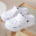 Women's Fashion Platform Sandals Summer 2025 Thick Sole Soft Eva Clogs Garden Shoes for Women Hollow Out Non Slip Beach Sandals. 