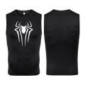 Spider Print Tank Tops for Men Athletic Quick Dry Sleeveless Compression Shirt Gym Workout Running Vest Baselayers Undershirts. 