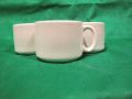 Ceramic Tea Cup Set – 6 Piece White Coffee Cups (210ml) | Elegant Ceramic Mugs for Tea, Coffee & Hot Beverages. 