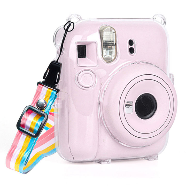 1Pc%20Shiny%20Crystal%20Camera%20Case%20For%20Fujifilm%20Instax%20Mini%2012%20Transparent%20Glitter%20Cover%20Bag%20With%20Strap%2012%20-%20Image%205