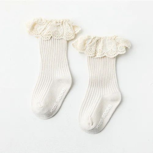2/1%20Pairs%20Girl%20Socks%20Ruffle%20Baby%20Spring%20Summer%20Children's%20Princess%20Socks%20Lace%20Cotton%20Medium%20Tube%20Autumn%20Girl%20Socks%20Baby%20-%20Image%207