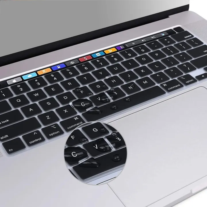 Compatible%20with%20MacBook%20Pro%2013%20Keyboard%20Cover%20A2289/A2338/A2251&MacBook%20Pro%2016%20Keyboard%20Cover%20A2141%20Thin%20Protector%20for%20Touch%20Bar%20-%20Image%204