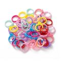 100pcs Clear Plastic Adjustable Rings Base for Small Baby Child Kids 9mm Blank Finger Craft Jewelry Making Supplies Accessories. 