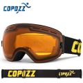 COPOZZ Men Women Brand Ski Goggles Snowboard Goggles Glasses For Skiing UV400 Protection Snow Glasses Anti-Fog Ski Mask Eyewear. 