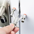 Stainless Steel Travel Padlock, smooth burr-free surface, sturdy and durable, multi-scenario universal lock, ideal for home, dor. 