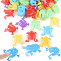 100Pcs Mixed Color Jumping Frog Bounce Fidget Toy Set Antistress Relief Family Game for Birthday Party Children Boys .