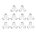PVC Tee Corner Fitting 3 Way Pipe Fittings PVC Plastic Right Angle Tee Corner Connector 20mm Inner Diameter. 