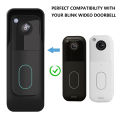 For Blink Video Doorbell 2025, Doorbell Weatherproof Protector with Hat Brim - Scratch/Dust Resistant Doorbell bracket. 