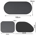 1-5Pcs Universal Car Sunshades Foldable Auto Side Window Rear Windscreen Mesh Sunshade Cover Car Windshield Accessories Exterior.
