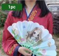 Korean Cute Cartoon Foldable Hand Fan Student Dree Gift Fan, Children's Cute Plastic Hand Fan Kipas Lipat Handheld Fan. 