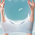 Ultra-thin Seamless Padded Bras For Women Ice Silk Underwear Sexy Lingerie Small Chest Push Up Bra Sexy Tube Tops Bra Intimates. 