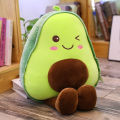 New Cute Avocado Plush Toy Doll Children's Sleeping Pillow Large Doll Holiday  Kawaii Creative Fruit Rag Doll Cushion. 