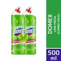 Domex Toilet Cleaning Liquid Lime Fresh 500ml  (Bundle of 2). 