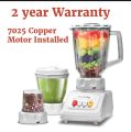 Premium Quality 3 in 1 Juicer Machine ( Blender Jug+ Grinder+Copper) Standard Quality ( 7025 moter installed ) with 1 year Warranty. 
