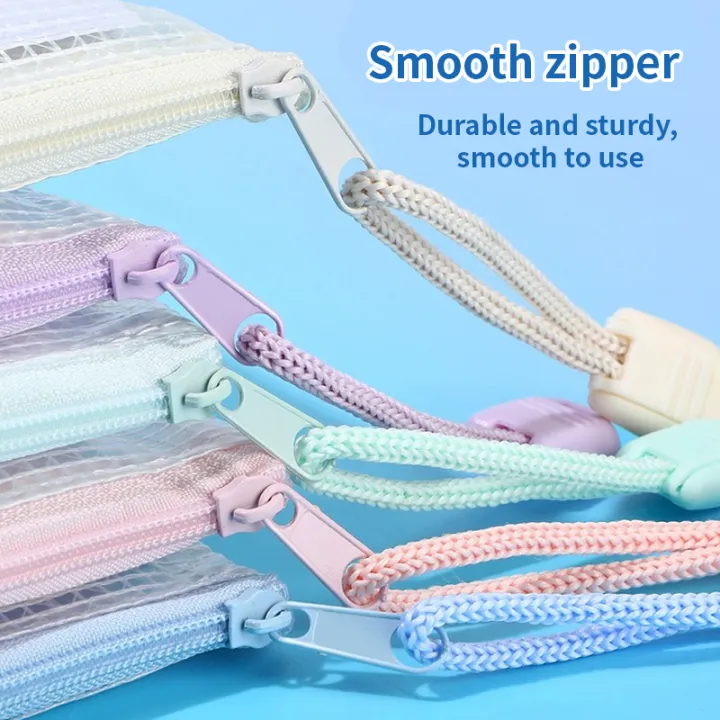 Zipper%20Mesh%20Bags%20A4/A5%20Plastic%20Zipper%20Bags%20For%20Organizing%20Zipper%20Mesh%20Bags%20Waterproof%20Clear%20Travel%20Bags%20Office%20Supplies%20Document%20-%20Image%205