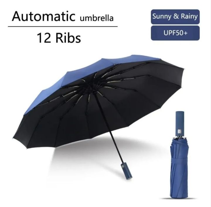 BMW 12 Ribs Umbrella Auto-Open/Close Wind Resistant