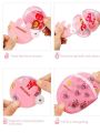 Cartoon Folding Mini Hand Fan – Small Portable Round Foldable Cute Handheld Fan for Women & Children, Pocket-Sized Summer Travel Fan. 