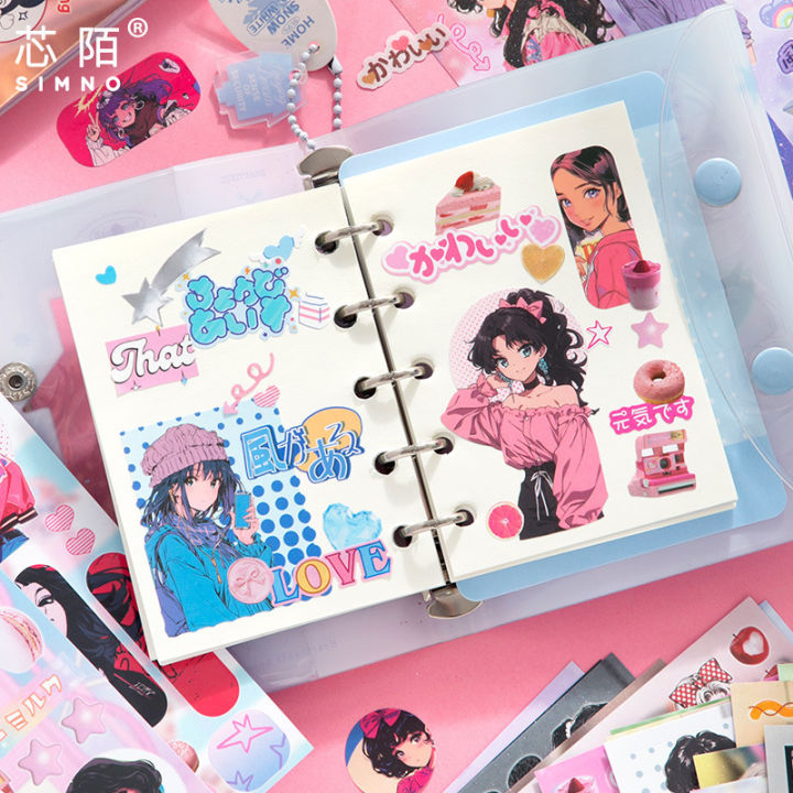 30%20Sheets%20Millennium%20Memories%20Sticker%20Books%20Japenese%20Style%20Cute%20Cartoon%20DIY%20Material%20Decorative%20Stickers%20Die-cut%20Scrapbooking%20-%20Image%205