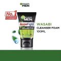 Garnier Men Acno Fight Anti Bacteria Brightening Foam with Ekstrak Wasabi & Salicylic Acid 100ml. 