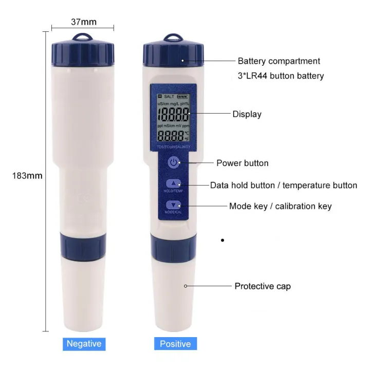 5-in-1%20ph/ec%20quality%20tester%20(conductivity)/TDs%20(PPM)/salinity%20(PPT)%20digital%20thermometer%20water%20quality%20tester%20-%20Image%207