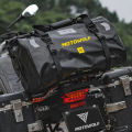 Waterproof Motorcycle Tail Bag Travel Outdoor Dry Luggage Roll Pack Bag 40/66 Motorbike Luggage Backpack Motorcycle Seat Bag.