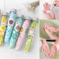 Travel Bath Flakes Portable Flower Hand Soap Mini Bottled Hands Washing Soap Tablets-Multicolor. 