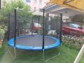Jumping Trampoline 10 Ft Indoor Outdoor Dual Play For Adult And Chlid Both. 