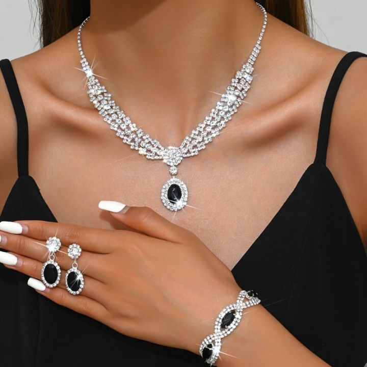 Elegant%20Bridal%20Jewelry%20Set%20Necklace%20Earrings%20with%20Sparkling%20Rhinestones%20Perfect%20for%20Weddings%20Parties%20-%20Image%203