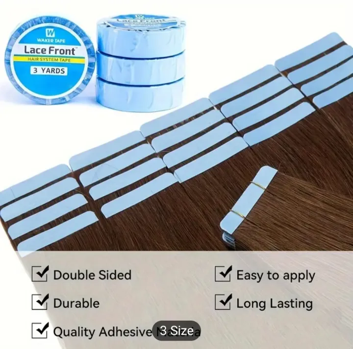 LACE%20Front%20Hair%20System%20Tae%20Roll%20BLUE%203%20Yards%201%20Cm%20-%20Double%20sided%20Authentic%20WALKER%20Tape%20(10%20Days%20Hold%20Grip)%20-%20High%20Quality%20By%20Qs%20-%20Image%204