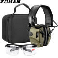ZOHAN Earmuffs Active Headphones for Shooting Electronic Hearing Protection Ear Protect Noise Reduction Active Hunting Headphone.