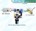 12V-18V 10A PWM DC Motor Speed Controller with CVT Speed Switch Module using PWM speed controll. 