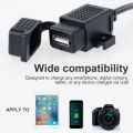 SAE to USB Adapter 5V/2.1A Professional Motorcycle USB Charger with Waterproof Cover SAE Quick Extension Cord Cable Connector. 