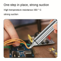 1pc Aluminum Solder Sucker Powerful No-Clog Desoldering Pump for Easy Removal & Repair. 