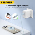 Essager 15W Magnetic Wireless Charger for iPhone 15 14 13 Pro Max Digital Display Wireless Charging Pad for Macsafe for Airpods.