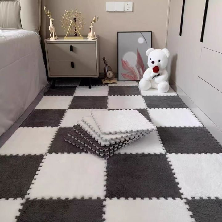 30*30CM%20Soft%20Plush%20Kids%20Carpet%20Baby%20Play%20Mat%2010PCS%20Puzzle%20Carpet%20Warm%20Playmat%20Interlocking%20Exercise%20Tiles%20Foam%20Children's%20Mat%20-%20Image%204