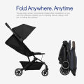 The stroller's leg rest provides additional leg support and can be easily adjusted and folded away for Joolz AER+/AER strollers.