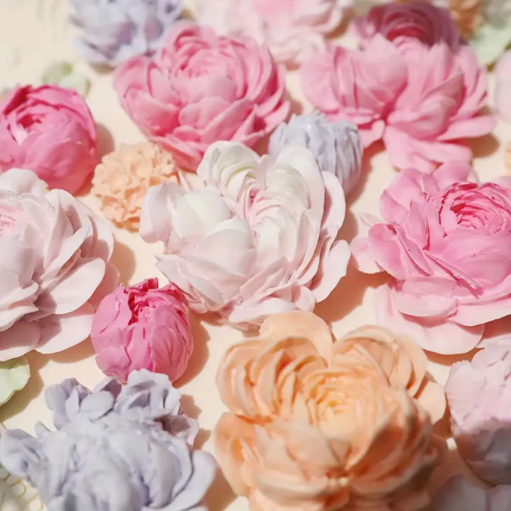 3pcs%20Creative%20Flower%20Clay%20Handmade%20Romantic%20Holiday%20Decoration%20Austin%20Rose%20Peony%20Silicone%20Mold%20-%20Image%204