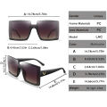 Casual Square Sunglasses Fashion Vacation Shades for Women Men Trendy Large Shades for Daily Outfit Shopping Party Travel Beach. 