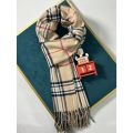 Luxury Brand Cashmere Warm Scarf for Women Design Winter Men Shawl Wrap Pashmina 2025Plaid Female Bufanda Echarpe Foulard. 