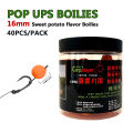 10mm12mm16mm Sweet Potato Flavor Pop-Up Carp Bait Balls  Perfect for Large Carp in Outdoor Waters  Premium Fishing Bait. 
